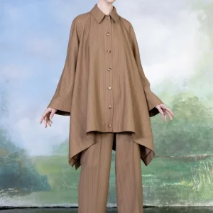 SURCHEMISE OVERSIZE DRAPÉE