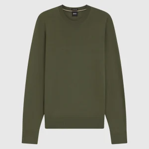 Pull en Laine Mérinos Coupe Standard Hugo Boss